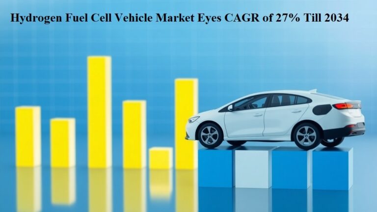 Hydrogen Fuel Cell Vehicle Market Eyes CAGR of 27% Till 2034