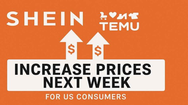 Shein and Temu Increase Prices Next Week for US Consumers
