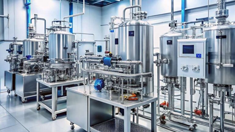 Automated Fluid Transfer in Biomanufacturing Systems