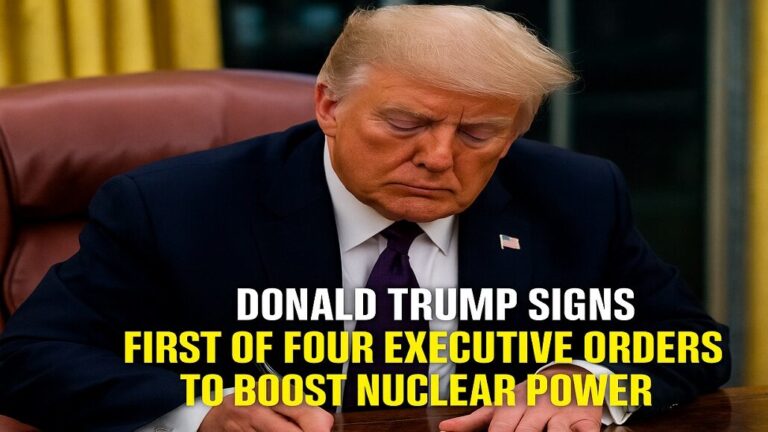 Executive Orders to Boost Nuclear Power Signed by Trump