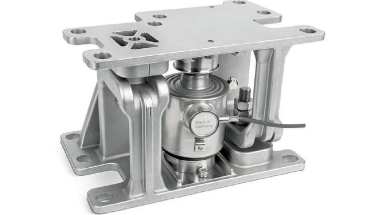 New PR 6003 mounting kit for load cells from Minebea Intec: Silo weighing made easy.