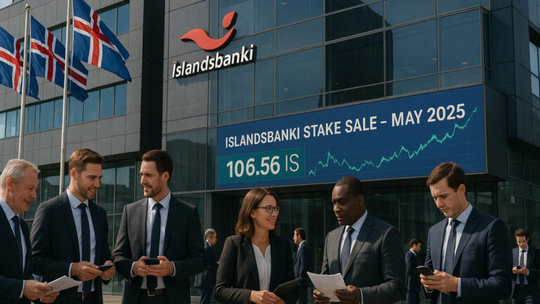The Government of Iceland Sells 45.2% Stake in Islandsbanki