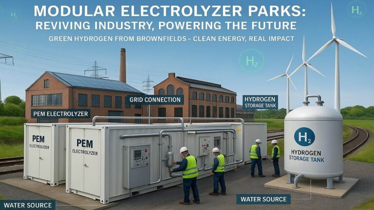 Modular Electrolyzer Parks Drive Green Hydrogen Economy