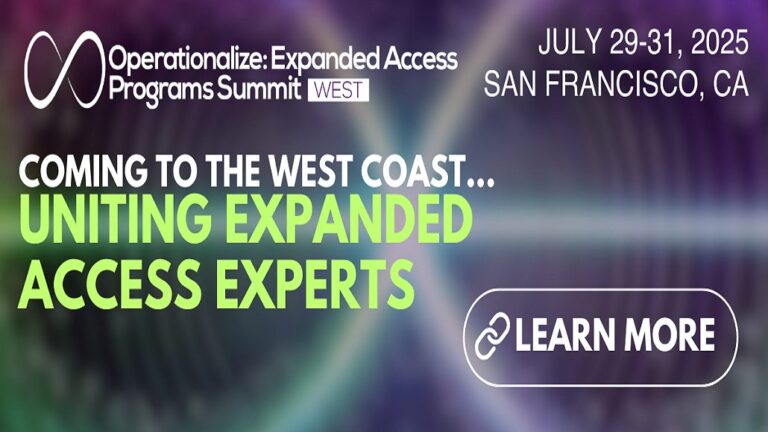 Welcome to the Inaugural Operationalize: Expanded Access Programs Summit West