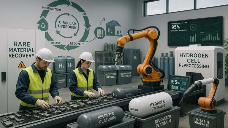 Recycling Rare Materials from Hydrogen Technology