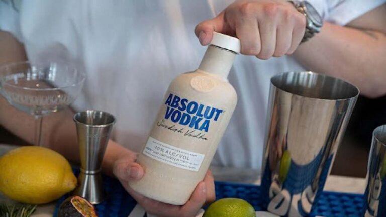 Absolut unveils first paper-based cap for vodka bottles