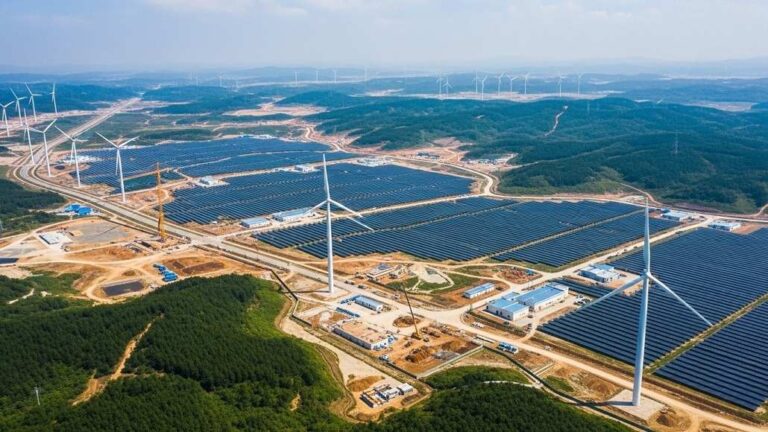 China Leads Global Wind and Solar Project Expansion
