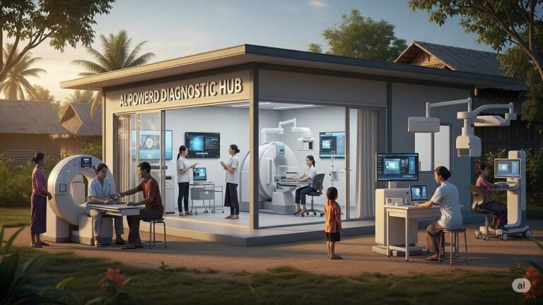 Rural Healthcare Access Across Southeast Asia with AI Hubs