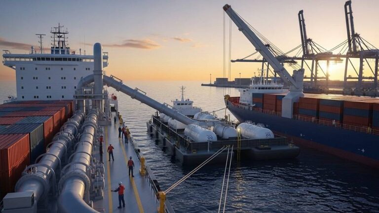 Shanghai Pioneers Ship-to-Ship Transfer of LCO₂ Emissions