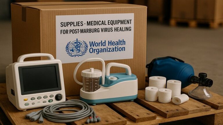 WHO Supplies Medical Equipment for Post-Marburg Virus Heal