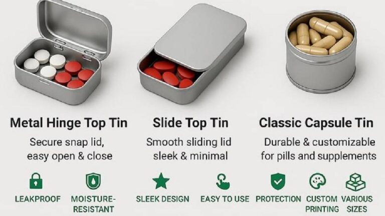 Why Custom Tin Containers Are Reshaping Medicine & Supplement Packaging