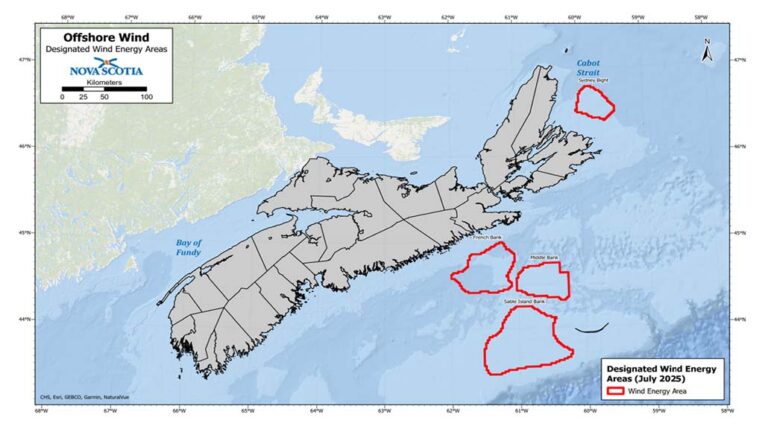 Canada Identifies First Four Offshore Wind Energy Areas