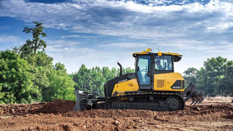 Trimble, Hyundai Announce Trimble Ready 3D Option for Hyundai HD130A Bulldozers