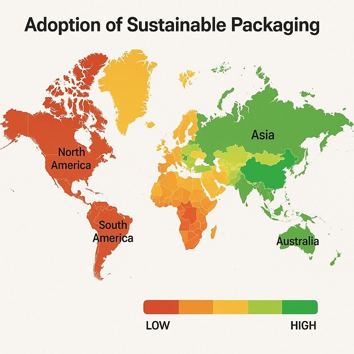 Regional adoption heat map