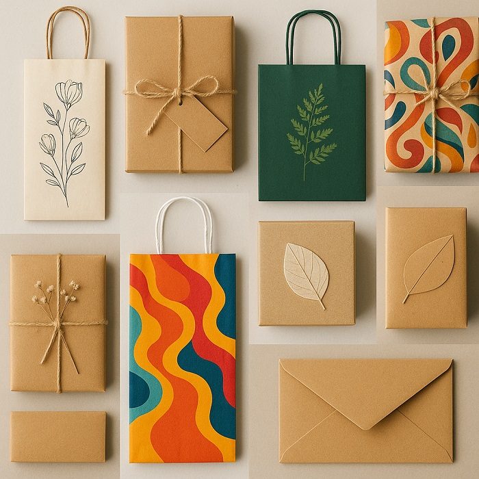 Art & aesthetics packaging collage