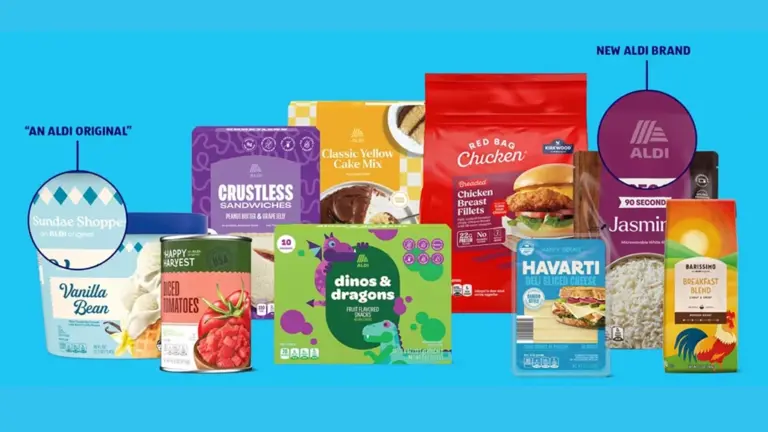 ALDI Unveils Extensive Packaging Redesign Across Products