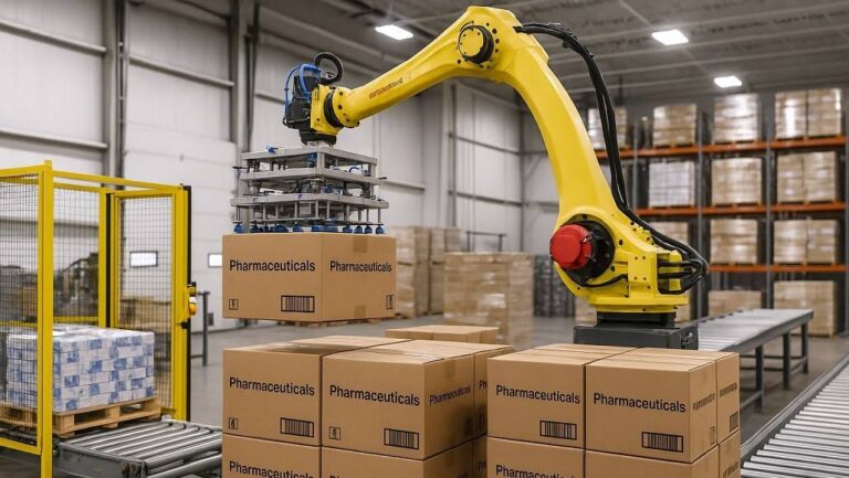 End-of-Line Pharma Packaging Trends in Automated Palletizing
