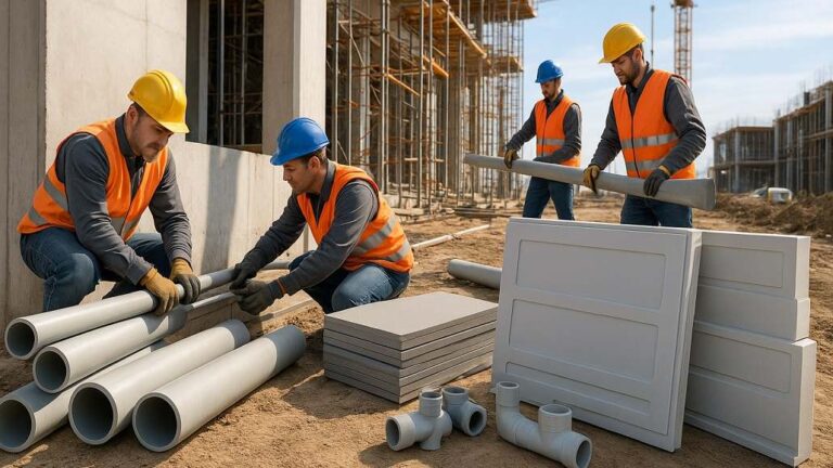 Plastic Injection Molding Products in Construction