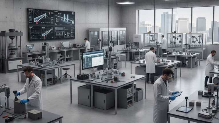Digital Material Testing in Concrete Industry