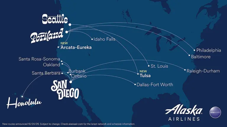 Alaska Airlines to Launch 13 New Nonstop Routes in Key Hubs