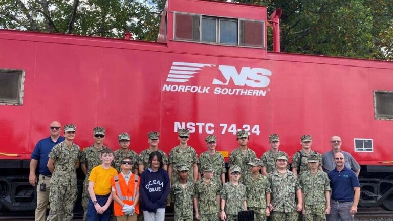 Exploring the rails: U.S. Naval Sea Cadets get an inside look at railroad careers