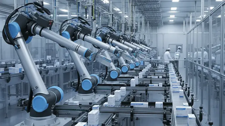 Robotics in High-Speed Pharma Packaging Lines