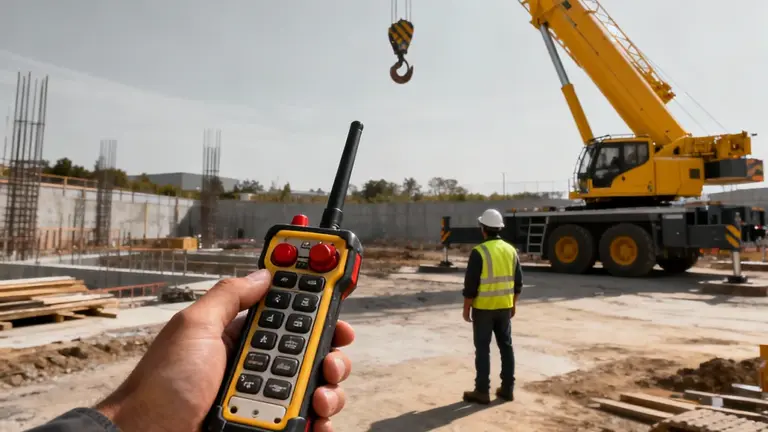 Wireless Machine Control for Lifting Equipment