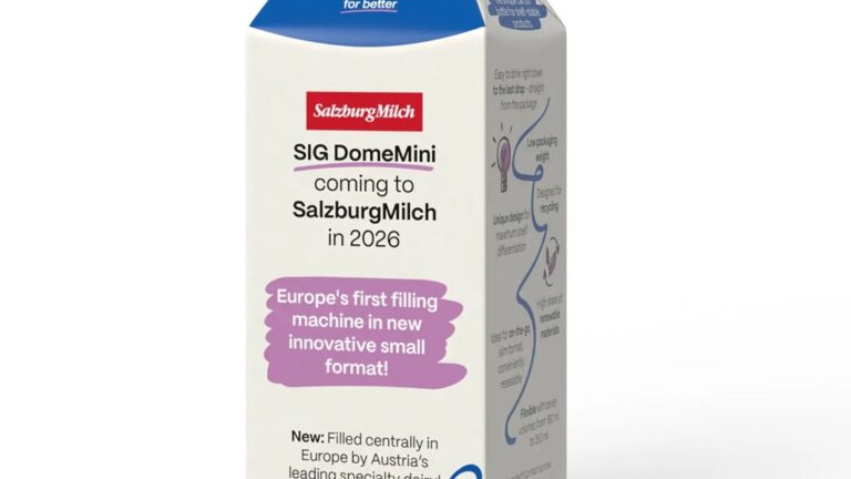 Austrian Dairy Company Adopts SIG DomeMini for Packaging