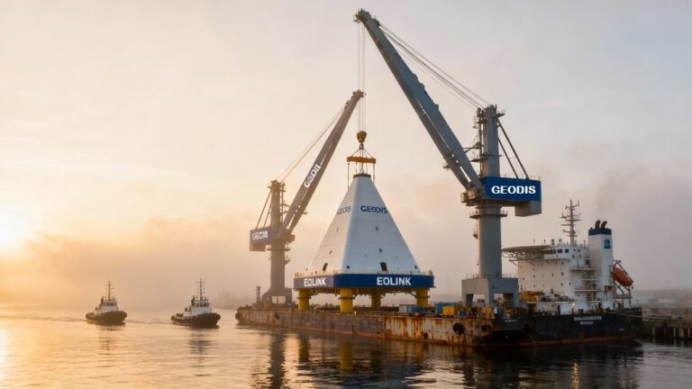 GEODIS joins the European I3FLOAT consortium to foster innovation in floating offshore wind