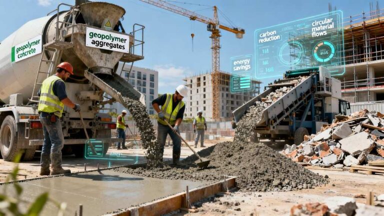 Geopolymer & Recycled Aggregate Concrete: Building a True Circular Economy