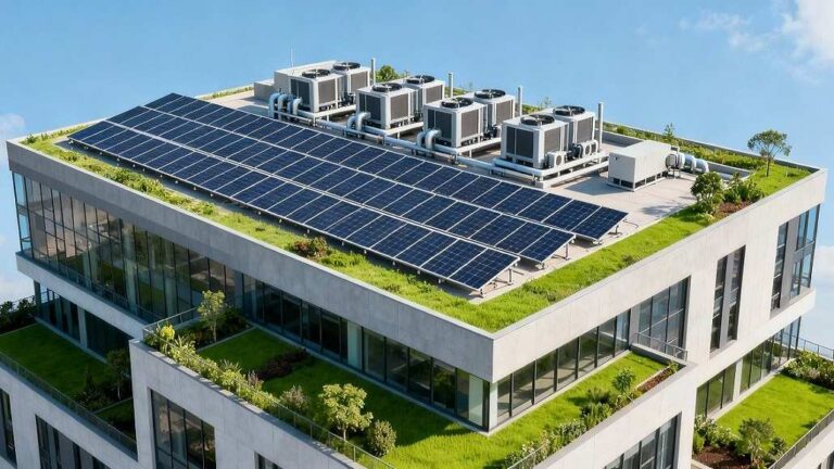 Decarbonising Building Systems in Large-Scale Construction Projects