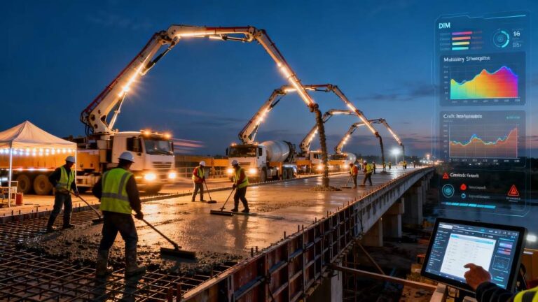 Digital Twin Technology is Revolutionizing Large-Scale Concrete Pours