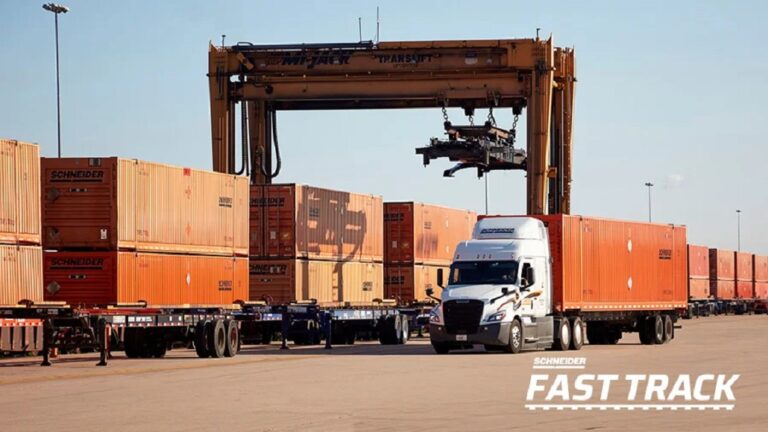 Schneider launches Fast Track: reliability and speed for time-sensitive intermodal freight