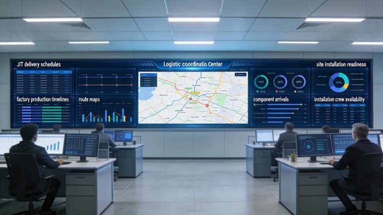 Advanced Logistics Planning Ensuring Just-in-Time Delivery for Prefab Projects