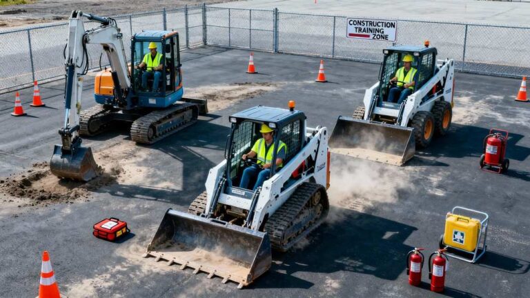 Training Strategies for Operating Advanced Construction Equipment