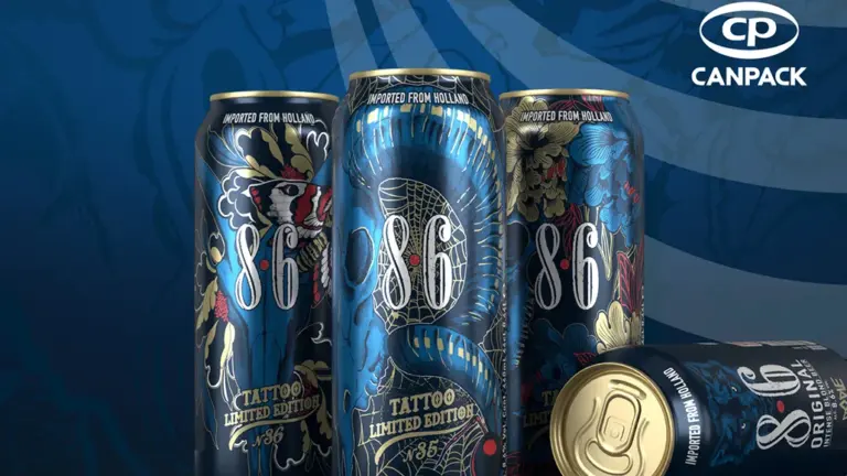 Canpack, Royal Swinkels Unveil Tattoo Limited Edition Can Design
