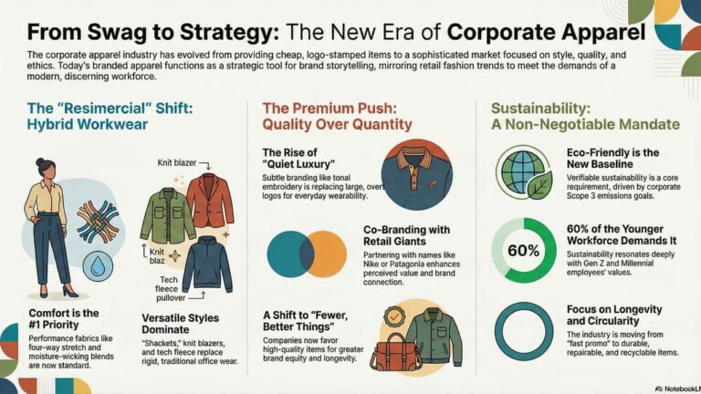 Global Market Trends Reshaping Promotional and Corporate Apparel