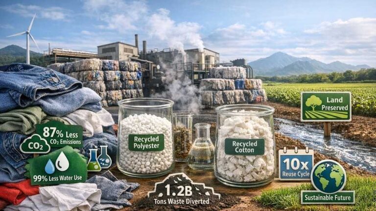 The Environmental Benefits and Carbon Savings of Textile Recycling