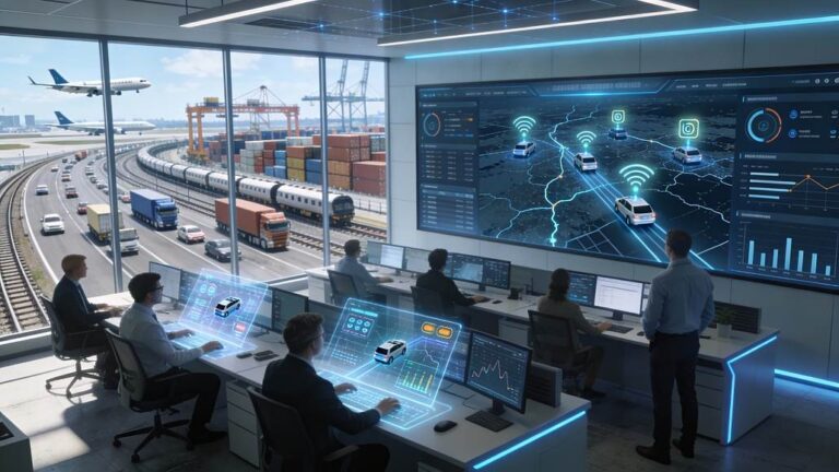 Industrial IoT Enabling Fully Connected Transport Ecosystems