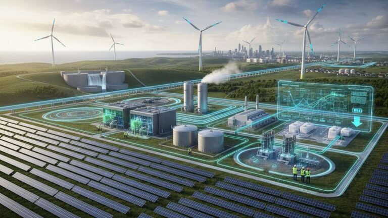 Hybrid Power Systems Combining Renewables Hydrogen and Dispatchable Generation