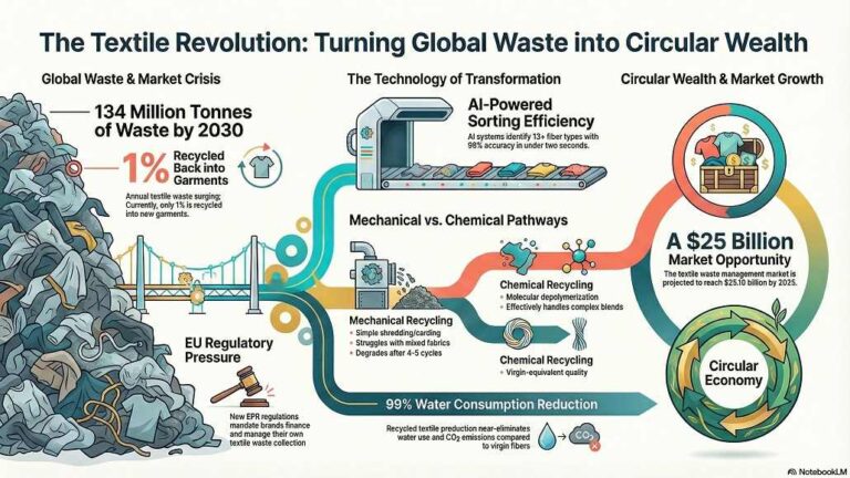 Recycled Textiles: How Fashion Waste Becomes New Fabrics