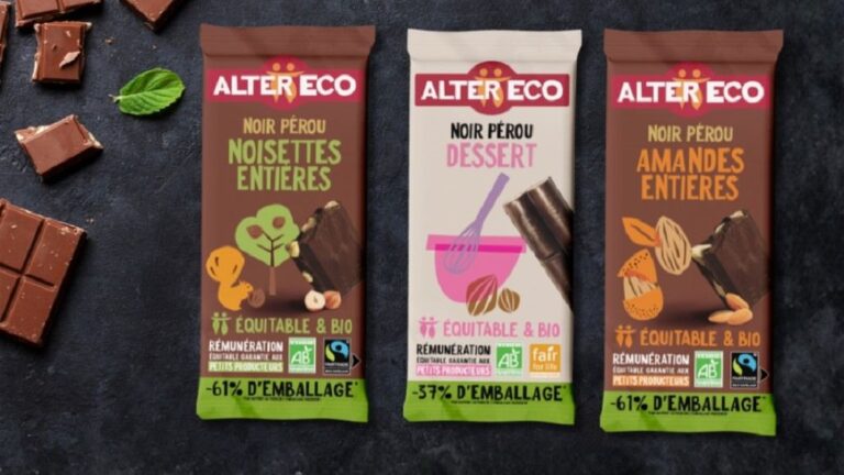 Amcor and Alter Eco collaborate on lighter-weight, paper-based chocolate packaging