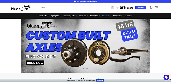 Blueswift Axles