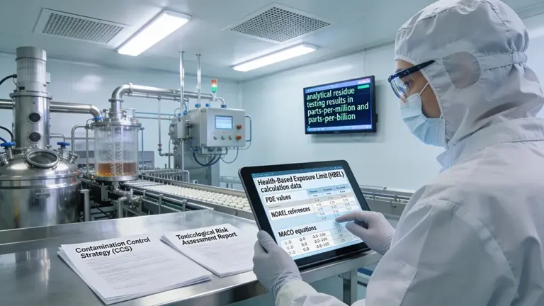 Contamination Control with Toxicological Reference Data