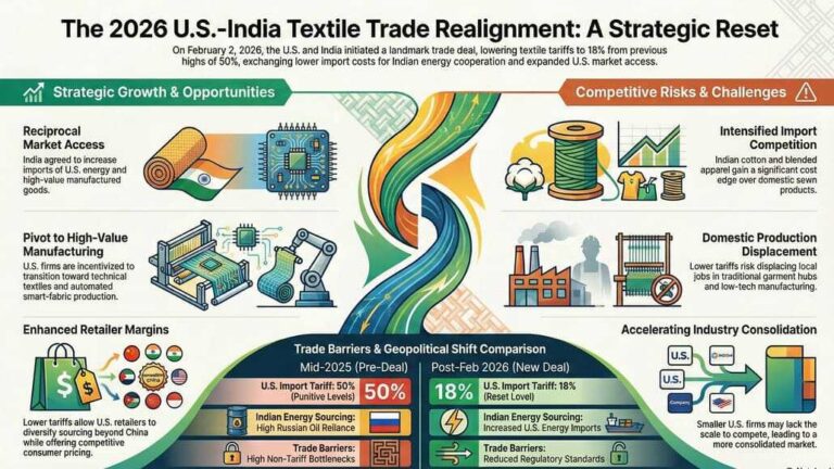 18% Tariff on Indian Imports: A Game Changer for US Textiles