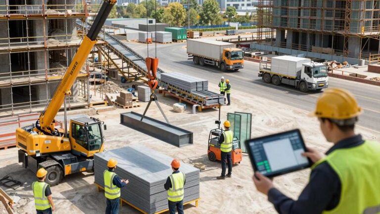 Material Handling Systems Improving On-Site Logistics Management