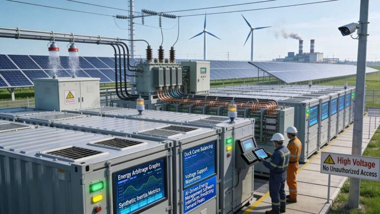 Industrial Scale Energy Storage Enhancing Grid Stability