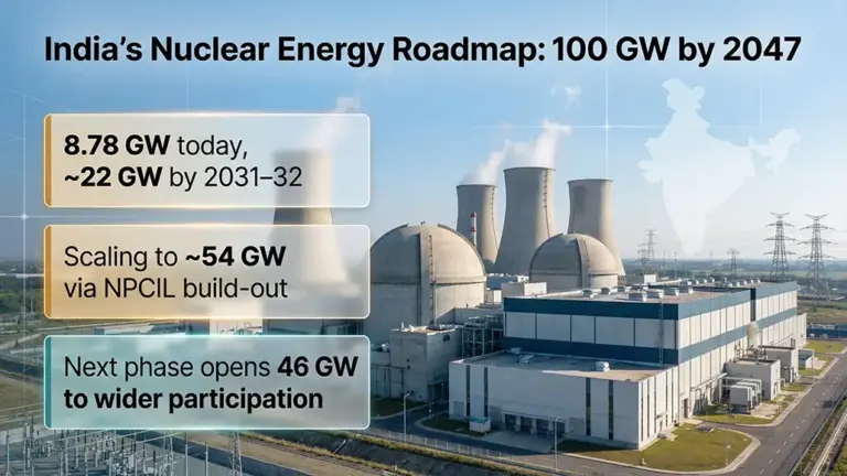 India to Push for 100 GW Nuclear Power Capacity by 2047