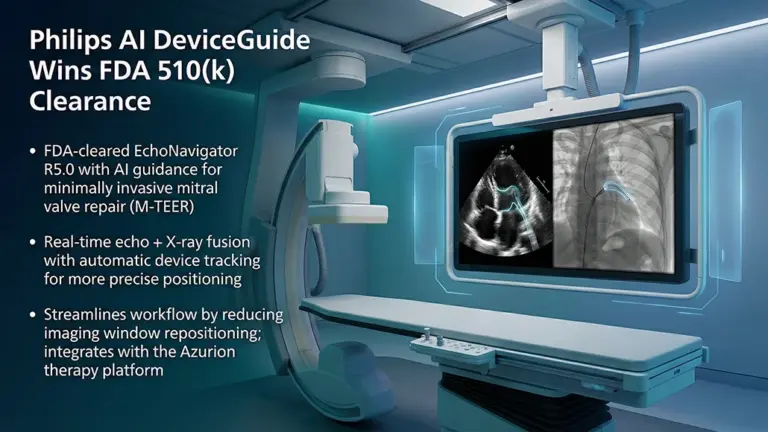 Philips AI DeviceGuide Gets FDA Approval for Cardiac Use