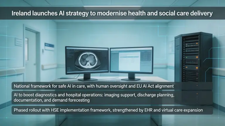 Ireland Launches AI for Care Strategy for Health Services